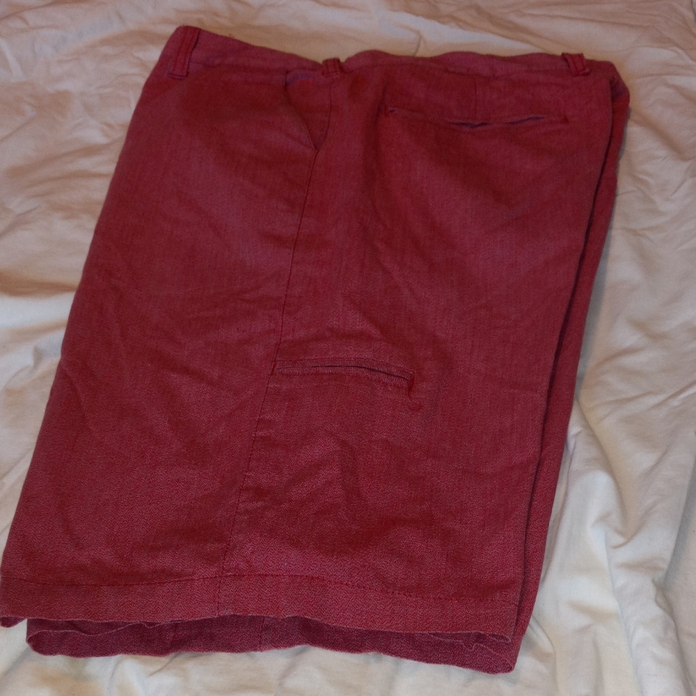 Men's Micros brand Flat Front Shorts, Size 36, 55% Cotton/45% Polyester